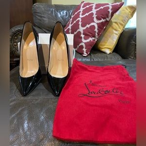 Authentic Christian Louboutin So Kate Patent Leather Pumps